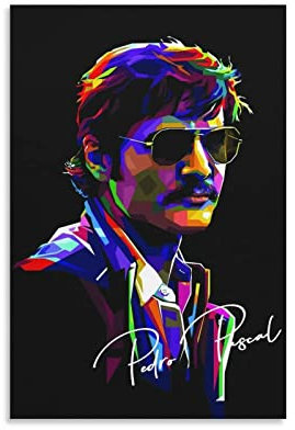 JEYUAN Kunstdruck Poster 50 * 70cm Senza Cornice Pedro Pascal Poster Decorazione Soggiorno Camera da letto Pittura