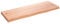 vidaXL Étagère Murale, Dessus de Table avec Bord Vivant, Tablette Suspendue Flottante, Rustique, Marron Clair Bois Chêne Massif Traité