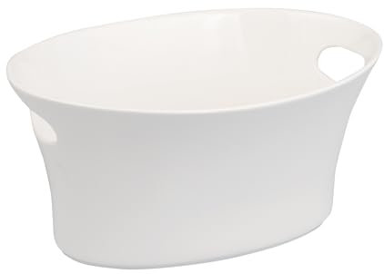 B'GHEST Atlantic Ensaladera Oval con Asas. Medidas. Largo:30 cm, ancho: 20.5 cm y alto: 15 cm.