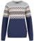 GIESSWEIN Norweger Pullover Damen - feinste Merino Lammwolle, Wollpullover für Damen mit Jacquard Strick, extra warm im Winter