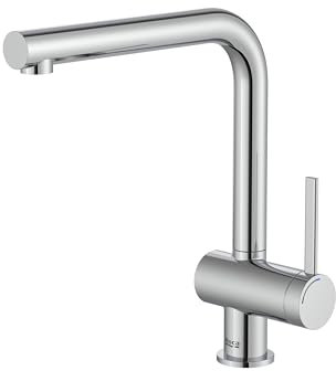 Roca A5A831FC00 Mezclador Cocina Caño L, Coleccion Ona, Cromado