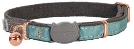 Rogz Urban Katzenhalsband, türkisfarbener Mond mit Sicherheitsschnalle
