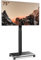FITUEYES TV Ständer Rollbar TV Rollwagen für 32-75 Zoll Plasma/LCD/LED Fernseher-TV Bodenständer mit Rollen-Höhenverstellbar Schwenkbar ±30°Neigbar 10° bis zu 40kg VESA 600x400 mm (schwarz)