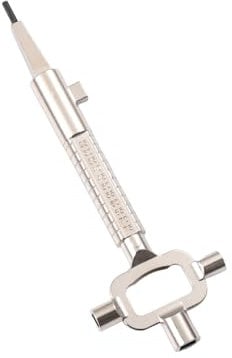 Mythosurge Universal Bauschlüssel, Architektenschlüssel, Bauschlüssel，Baustellenschlüssel mit Zylinder-Messlehre, Zinklegierung,Messwerkzeuge