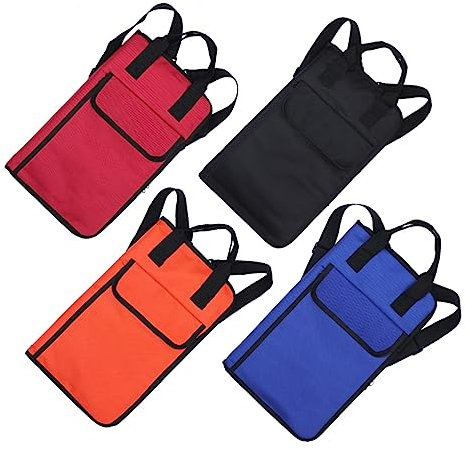 CIMAXIC Drumstick Tasche Hülle Junge Mädchen Drumstickhalter Percussion Mallet Rucksack Schwarz Zeichen