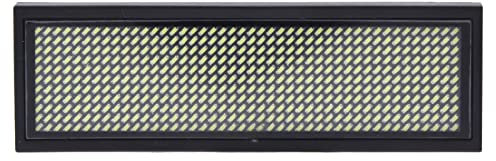 Lauftextanzeige mit LED-Namensschild, 240-mAh-Akku, Alle Sprachen, ABS-Material (WHITE)