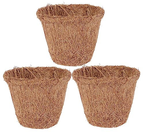Mipcase 10 Pièces Bassin de pépinière de Pot de Fleur extérieur Décor de Pot de Fleurs conteneur de Culture de Fleurs Jardiniere jardinière semoir Pot de Plantation Brown