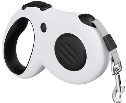 Automatisches einziehbares Hundehalsband, einziehbar, 16 m, automatisch, einziehbar, für Hunde, ergonomisch, weich, Rückziehknopf, für kleine, mittelgroße und große Hunde