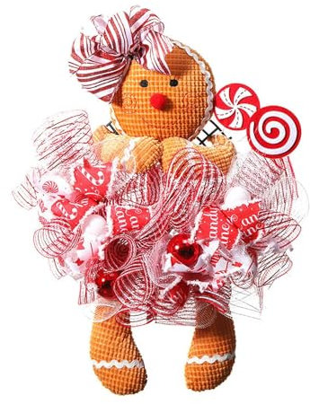 Gewürzkranz Holiday Flair - Gewürzkranz für Kamin, Gewürztür-Deko Kranz | Weihnachtskranz mit festlichen Gewürzen, UK