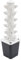 ZJHESXV Vertikal Hydroponik Turm 30 Pods 26x26x86cm Hydrokultur Anbausystem mit 10L Wassertank Hydroponic Growing System mit Wasserpumpe Aeroponik Anbauset Aeroponics Growing Kit für Gemüse (Grau)