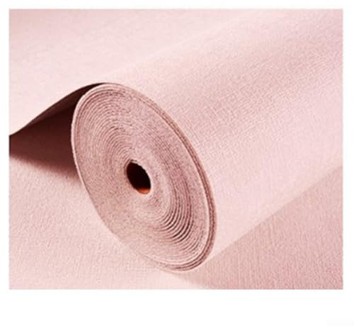 JoyousMall Rollo de papel tapiz autoadhesivo impermeable, a prueba de ruido, a prueba de humedad, para dormitorio, cálido adhesivo de pared (rosa)