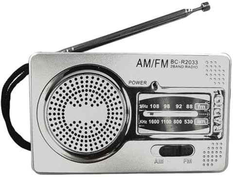 Radios Portátiles De Transistores, Mini Radio De Bolsillo con Pilas Am/FM, con Altavoz, Conector para Auriculares, Excelente Recepción Y Sonido De Graves Estéreo