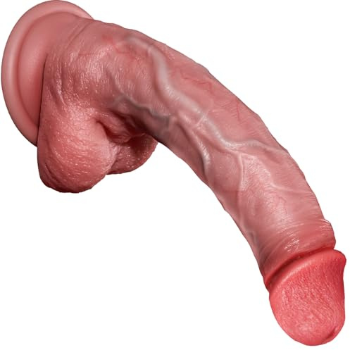 Realistic Dildo Sex Toy for Women - 6.3 Inch Soft Lifelike Skin Dildos with Body-Safe Silicone Suction Cup, G-Spot Anal Strap-On Play Adult Sex Toys Penis Stimulator for Couples