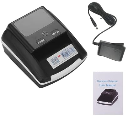 registratore di cassa touchscreen, Registratore Di Cassa Per Piccole Imprese, Contatore Portatile Con Rilevatore Valore Denominazione Delle Banconote Tester Denaro Falso UV//IR Denar sis