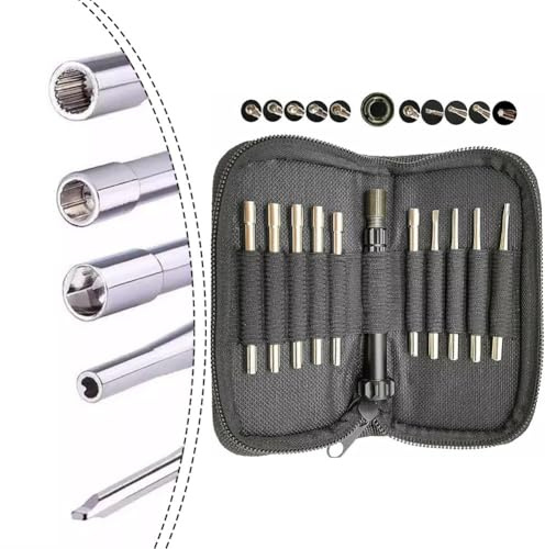 Serenophile Kit di attrezzi per la regolazione del carburatore, set di cacciaviti da 10 pezzi per motori a 2 tempi, compatibile con Zama, Stihl, Poulan, Weed Eater