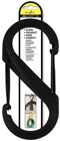 NITE IZE S-BINER PLASTIC SIZE #10 - BLACK
