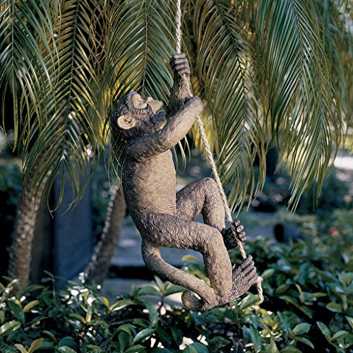 Design Toscano Makokou, der kletternde Affe, Figur