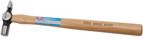 Hilka 54201704 4 oz Pro Craft Hickory Shaft Cross Pein Hammer, Silver