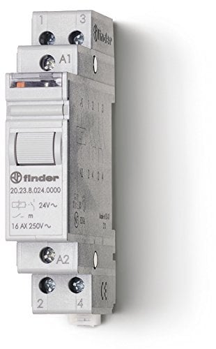 Finder Serie 20 – Schaltwerk 1 Kontakt offen + 1 Kontakt geschlossen 12 VDC AgSno2 35 mm