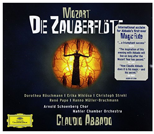 Mozart - Die Zauberflöte (La flûte enchantée) / Röschmann · Miklósa · Strehl · Pape · Müller-Brachmann · MCO · Abbado