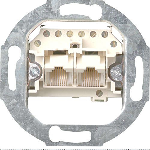 Gira 018700 Steckdose UAE TAE, 2 x 8 polig Einsatz