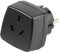 Vivanco TA AUS/D Reisestecker Australien/China Buchse (Schuko Stecker schwarz)
