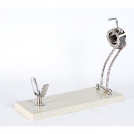 Jamonero Jabugo Plegable Giratorio Roxton Crema/Cromo Satinado Buarfe