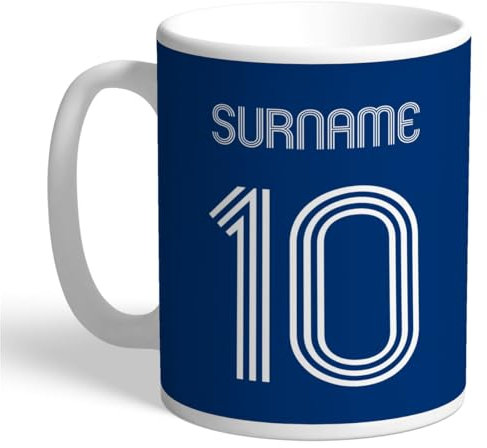 Personalisierbare Tasse mit Millwall FC Retro-Trikot