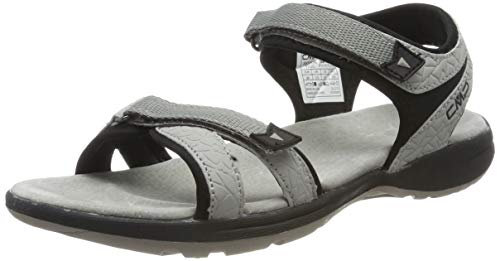 CMP Adib, Sandales Bride Cheville Femme, Gris (Stone-Nero 77uc), 38 EU