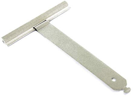 Time4Blinds Aufhänger für Rollladen, mit Filz bezogen, Sicherheits- und Fixierfeder, beflockt, T-förmiger Griff, 158mm lang