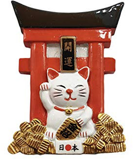 Japan Shrine 3D Lucky Cat Refrigerator Magnet Travel Sticker Souvenirs,Home & Kitchen Decoration Japan Fridge Magnet from China