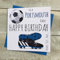 White Cotton Cards Geburtstagskarte, Motiv: Portsmouth Pompey FC Fußballclub, 52 Stück