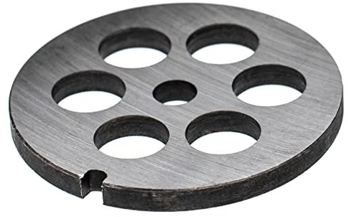 vhbw piastra forata 32 per tritacarne - diametro fori 22mm, foro centrale 13,4mm, acciaio