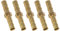 MroMax Lot de 5 raccords de tuyau d'arrosage droit en laiton 6 mm
