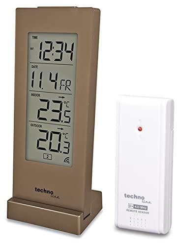 technoline Wetterstation WS 9767 champagner
