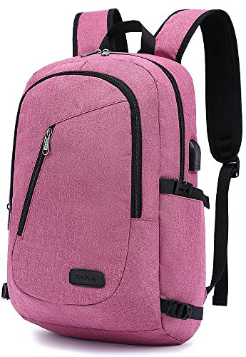 XQXA Mochila Impermeable Mochila Portatil 15.6 Pulgadas Hombre con Puerto de Carga USB Mochila Backpack para el Laptop para Ordenador del Negocio Trabajo Diario Viaje