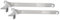 TENDAGGIMANIA Braccetti per Tende da Sole a Caduta Esterne in PVC - Colore Grigio - Misura 70 cm - 1 Coppia di Braccetti Tenda Regolabili Fino a 180° + 4 Viti autoforanti Incluse
