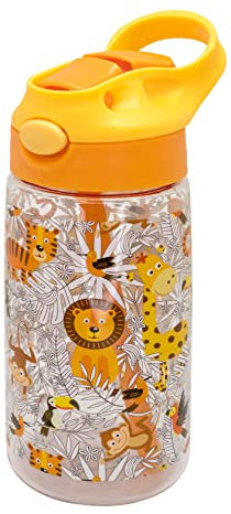 NERTHUS FIH 916 Botella Infantil Reutilizable Libre de BPA Boquilla plegable, Ergonómica, Resistente, Duradera, Ligera
