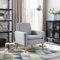 LADOKEE Sessel Wohnzimmer, Ohrensessel Cocktailsessel, gepolsterter Fernsehsessel Leinenstoff Lesesessel bequem, Einzelsofa Releaxsessel Clubsessel für Schlafzimmer, Wohnung