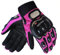 Gants de moto pour femme, gants de moto pour homme, respirants, écran tactile, gants femme rose pour moto, homologués EN 13594:2015, gants de motocross de course (L)