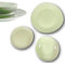 Set Piatti Arca Soho Verde, Piatti Irregolari Moderni da Tavola di Ceramica - Colore Verde, 18 Pezzi - Dimensione 30cm e 22cm