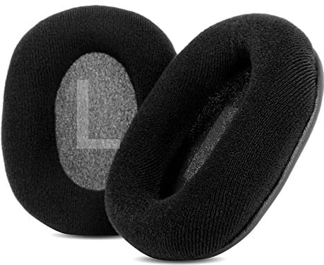 TaiZiChangQin Upgrade Ear Pads Ear Cushions Replacement Compatible with Turtle Beach Ear Force PX21 Ear Force PX22 Headphone ( Velour Earpads Black )