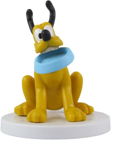 Mickey and Friends 3D Figures - Highly Detailed Collectible Miniature Figures Perfect for Cake Toppers - 5cm Pluto