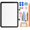 Digitizer für iPad 10 Display Glas Touchscreen A2696 A2757 A2777, für iPad 10. Gen (2022) Ersatz Bildschirm 10.9 Inch+Videoanleitung,Toolset, Glas