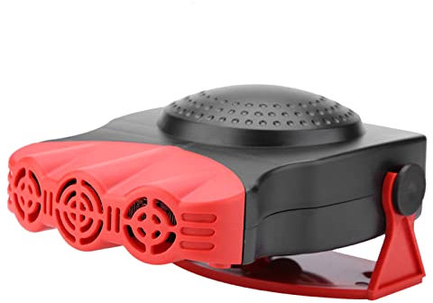 Pssopp Dégivreur de Voiture 300 W Dégivreur Chauffage Wi Ventilateur 12 Volts Briquet Désembueur Rouge Dégivrage Neige Fonte 150 W 12 V Céramique Deux en Un Ventilateurs de Fenêtre