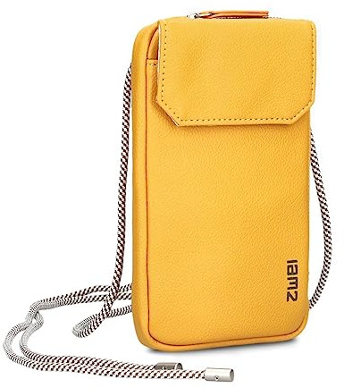 Zwei Handytasche zum Umhängen Mademoiselle.M MP30 Smartphone-Etui & Geldbörse 2-in-1, umlaufender Reißverschluss, längenverstellbarer Riemen, Mini-Handtasche 19 x 10 x 3 cm