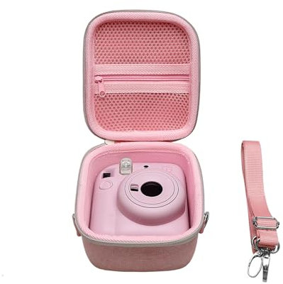 XANAD Case for Fujifilm Instax Mini 12 Mini 11 Mini 9 Instant Camera (Blossom Pink)