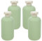BPZXL 4 pièces 300ml Vert flacons vides en Plastique, Bouteilles de Lotion à Presser Flacon Vide Cosmétique Bouteilles pour Cosmétique Savon Gel Huile Essentielle Lotion Le shampooing