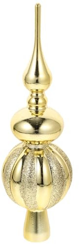 Baluue Glas Christbaumspitze Abschließende Baumspitze Feiertags-fahnenmastaufsatz Stern-baumspitze Aus Glas Vintage Endstück-baumspitze Plastik Weihnachtsutensilien Weihnachtsbaum