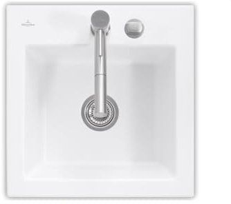 Villeroy & Boch VB-3315 02 RW SUBWAY 50S Spülbecken, Stone White
